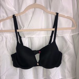 Betsey Johnson Black Bra optional Racerback clip